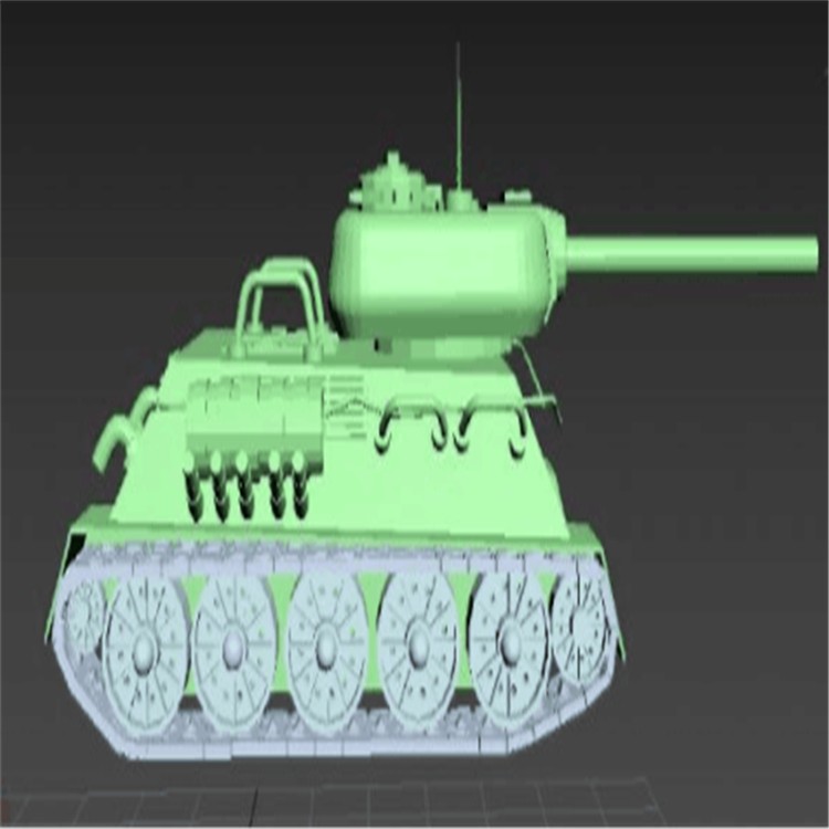 方正充气军用坦克模型
